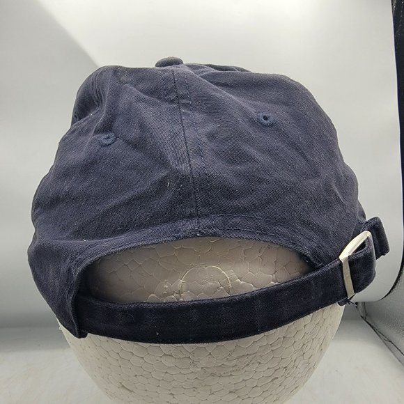 PINK Victorias Secret Navy Blue Baseball Cap Hat Adjustable Comfort Casual - Picture 3 of 9